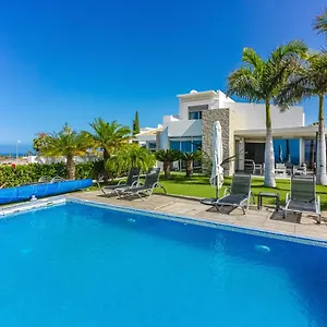 Villa Eleonora, Luxury With Heated Pool Ocean View In Adeje, Tenerife, Costa Adeje (Tenerife)